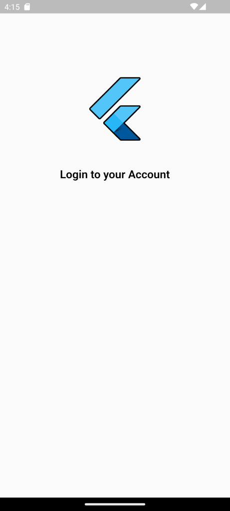 Login Page in Flutter