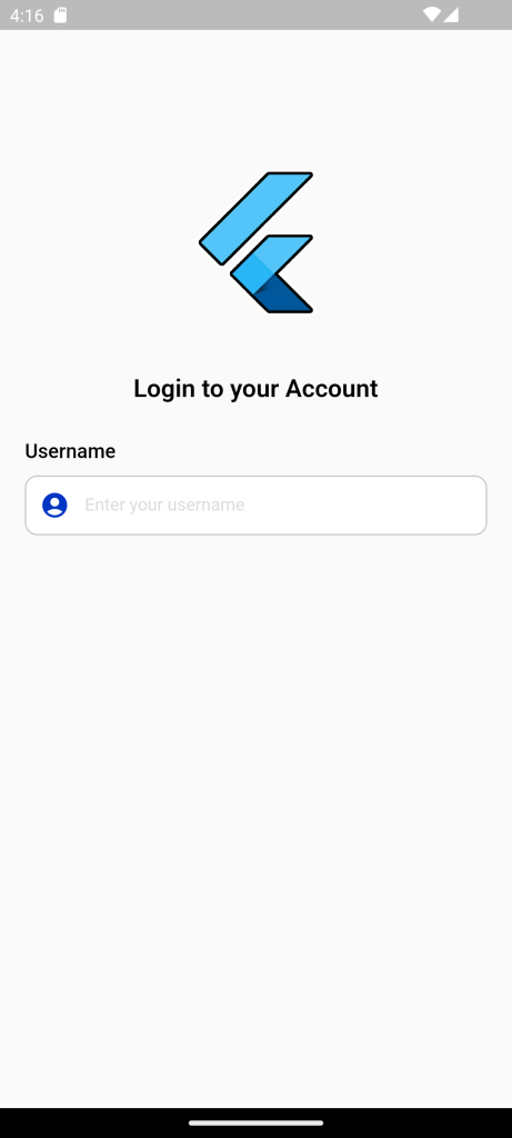 Login Page in Flutter