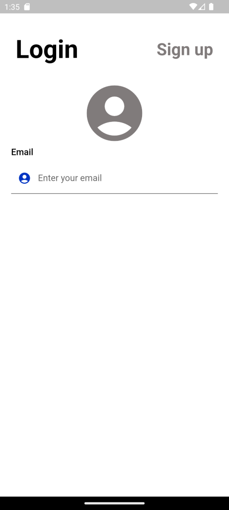 Custom Login Page in Flutter