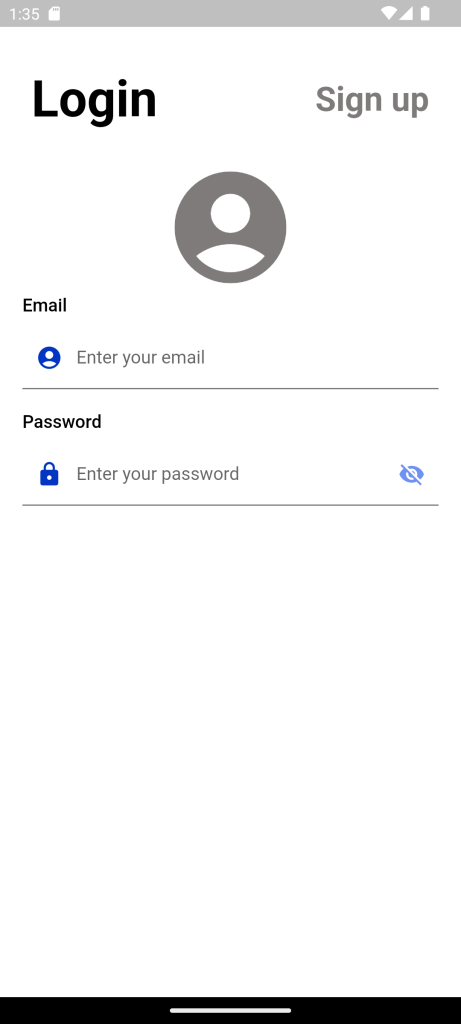 Custom Login Page in Flutter