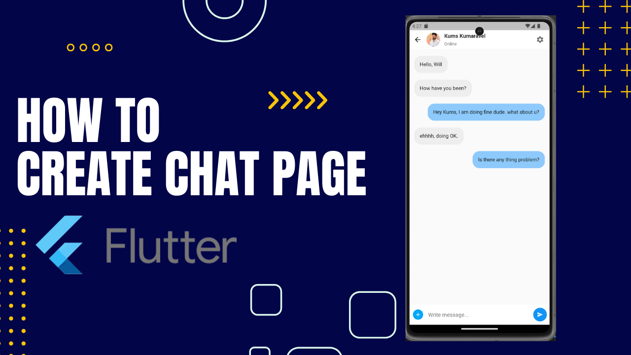 Chat App UI With Flutter - CrackerWorld